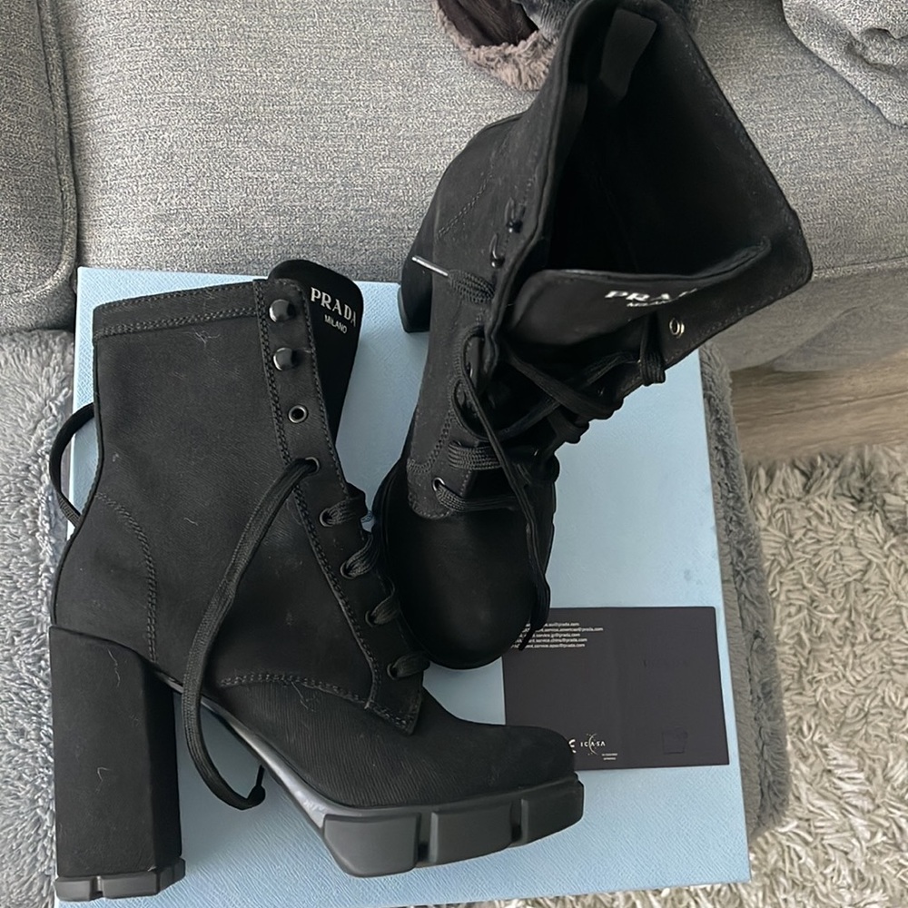 Prada Denim Boots - Picture 5 of 5
